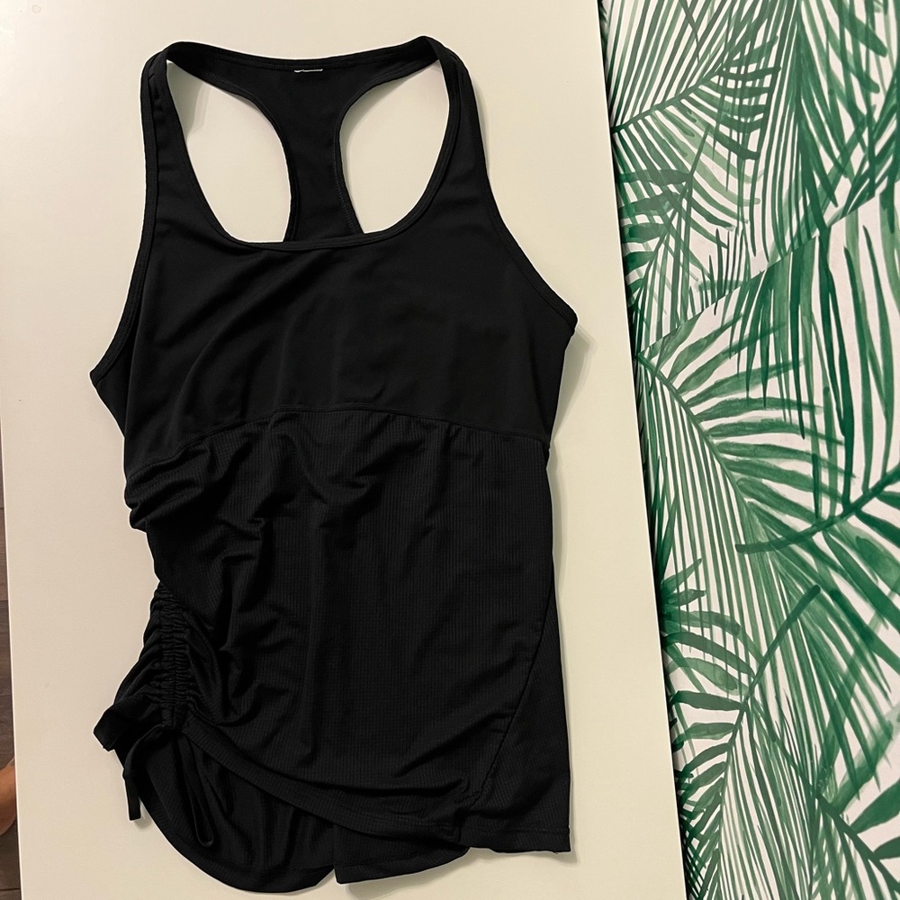 Fabletics Black Racer Back Tank Workout M